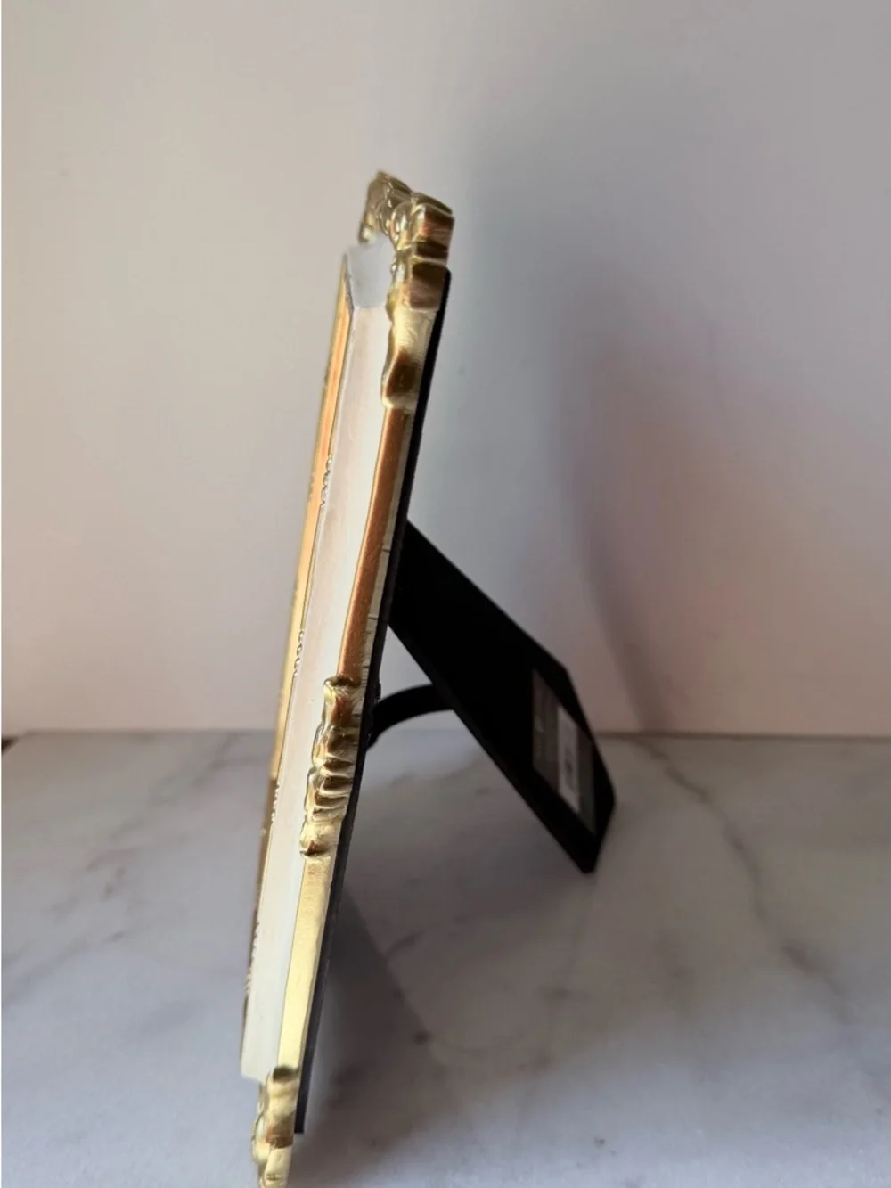 Vintage-Style Gold and Cream Ornate Photo Frame - Home Accents